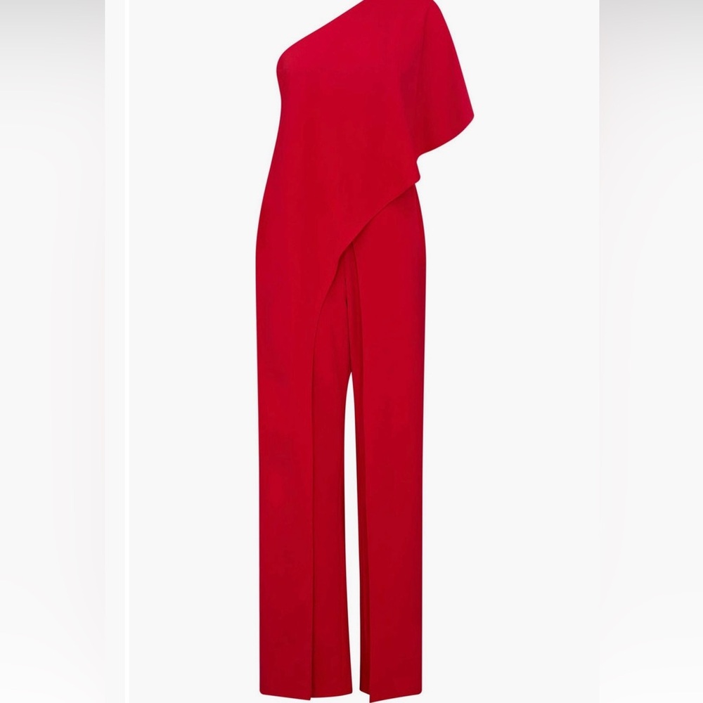 NWT Adrianna Papell One-Shoulder
Jumpsuit - size 6 -  Blush Pink